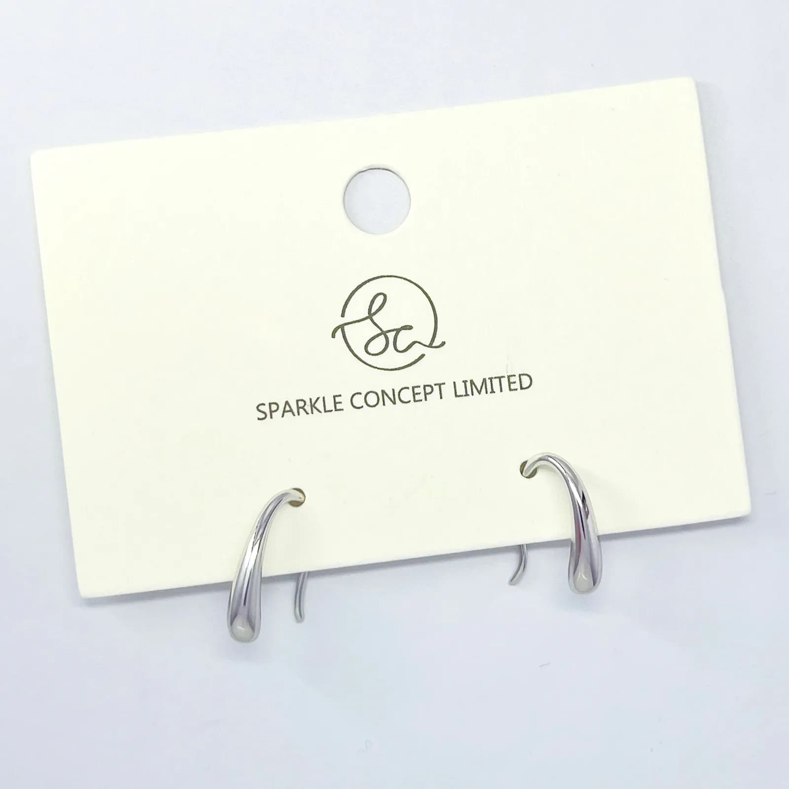 Teardrop Silver Earrings