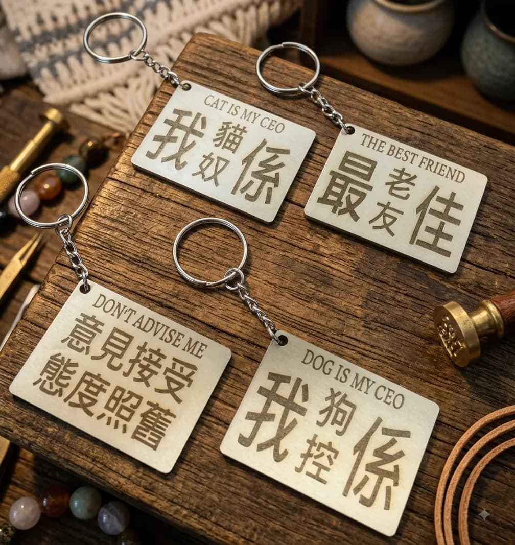 小巴牌鎖匙扣